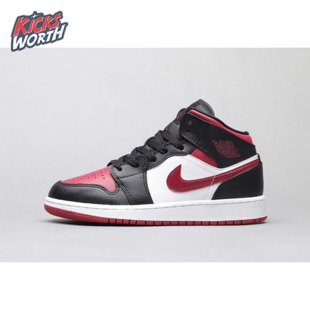 Air Jordan 1 Mid Bred Toe