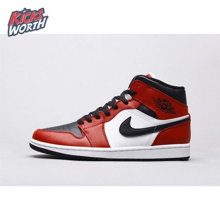 Air Jordan 1 Mid Chicago Toe