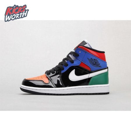 Air Jordan 1 Mid Multi Patent