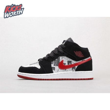 Air Jordan 1 Mid Newaper Air Times