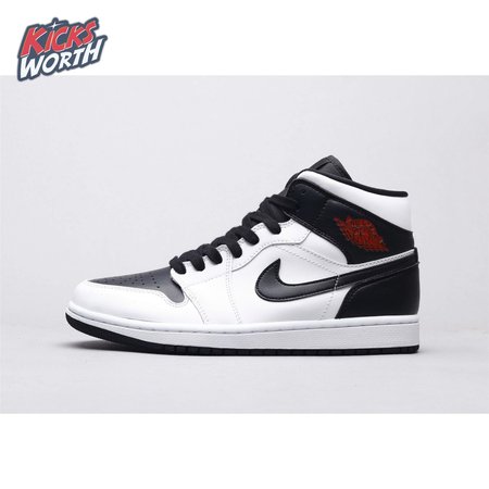 Air Jordan 1 Mid Reverse Black Toe