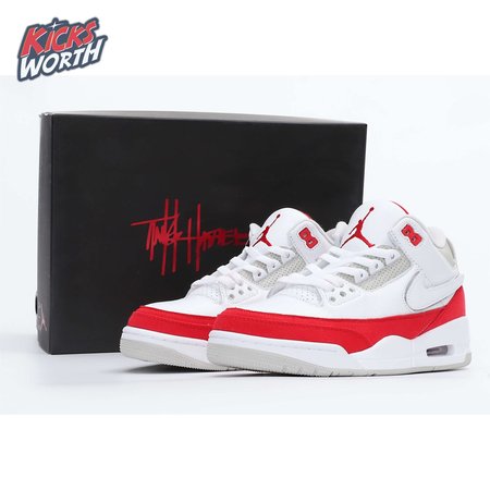 Air Jordan 3 Retro Tinker White University Red