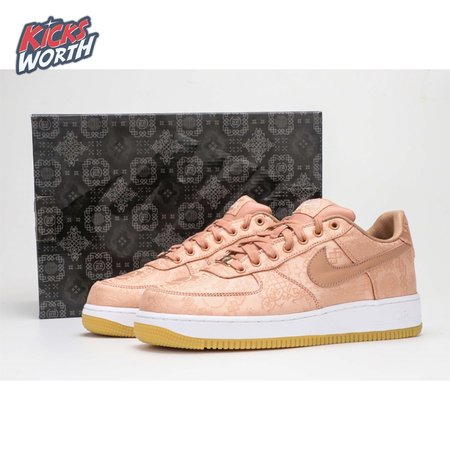 Nike CLOT x Air Force 1(Gold Silk)