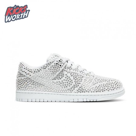 Cactus Plant Flea Market x Swarovski x Dunk Low 'Pure Platinum'