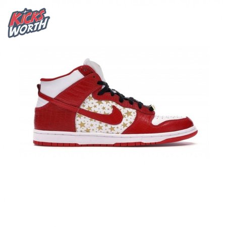 Supreme x Dunk High Pro SB 'Red'