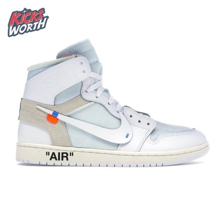 Off-White x Air Jordan 1 Retro High OG BG 'White' 2018