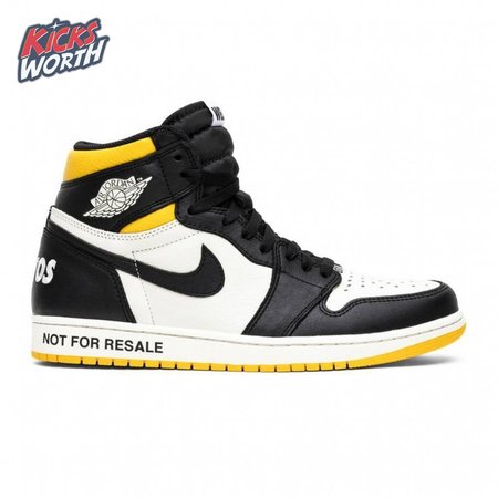 Jordan 1 Retro High "Not for Resale" Varsity Maize