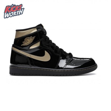 Jordan 1 Retro High Black Metallic Gold (2020)