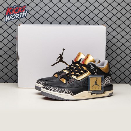 Air Jordan 3 Black Gold