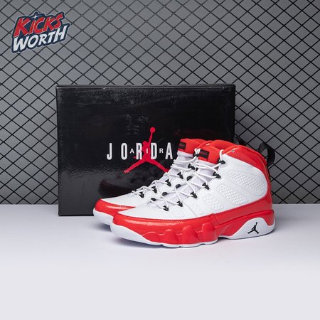 Jordan 9 Retro White Gym Red 302370-160