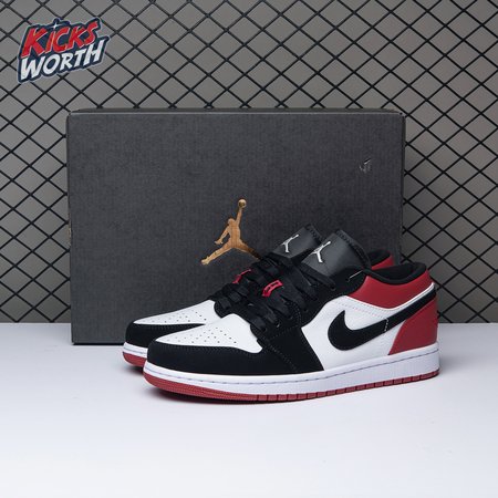 Jordan 1 Low Black Toe 553558-116