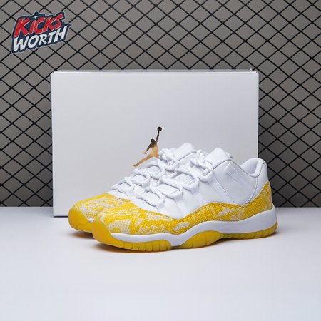 Jordan 11 Retro Low Tour Yellow Snakeskin (Women's) AH7860-107