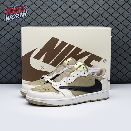 Jordan 1 Retro Low Golf Travis Scott Neutral Olive FZ3124-200