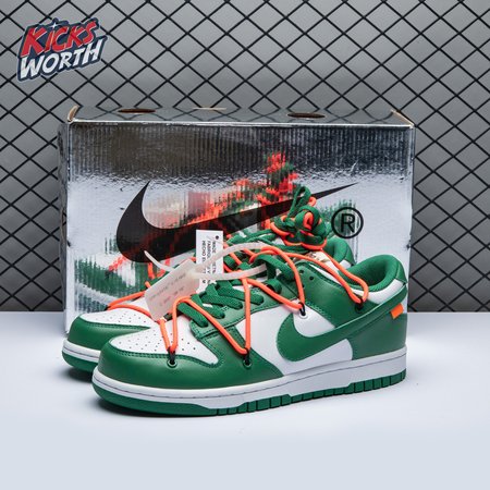 Off-White x Dunk Low 'Pine Green'