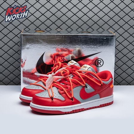 Off-White x Dunk Low 'University Red'