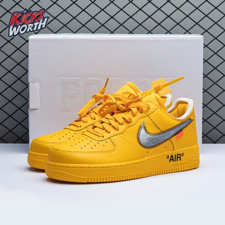 Off-White x Air Force 1 Low 'University Gold'