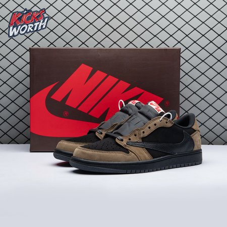 Travis Scott x Air Jordan 1 Low OG Velvet Brown DM7866 202