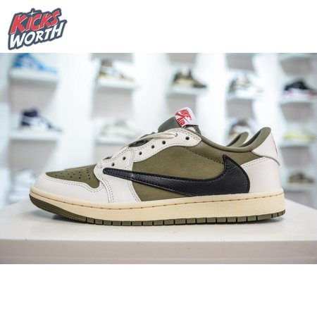 Air Jordan 1 Low x Travis Scott Reverse Olive