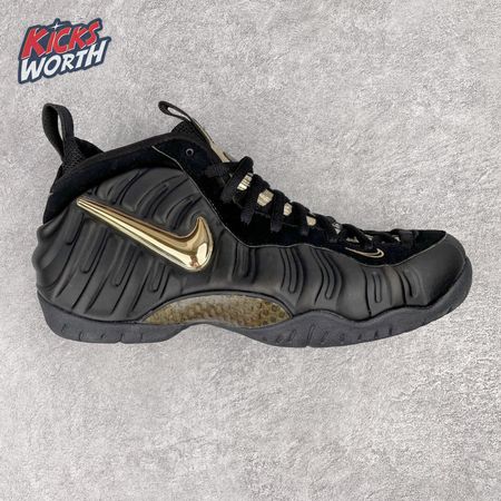 Nike Air Foamposite Pro Black Metallic Gold 624041-009