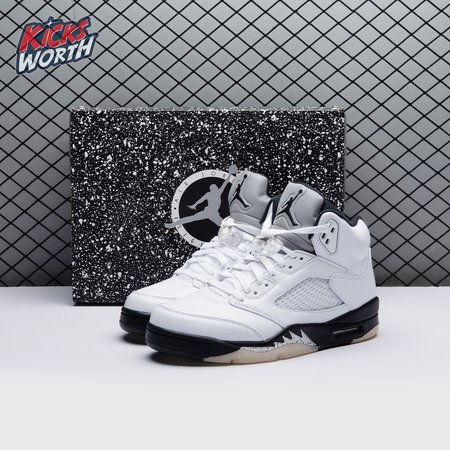 Air Jordan 5 White and Black DD0587 110